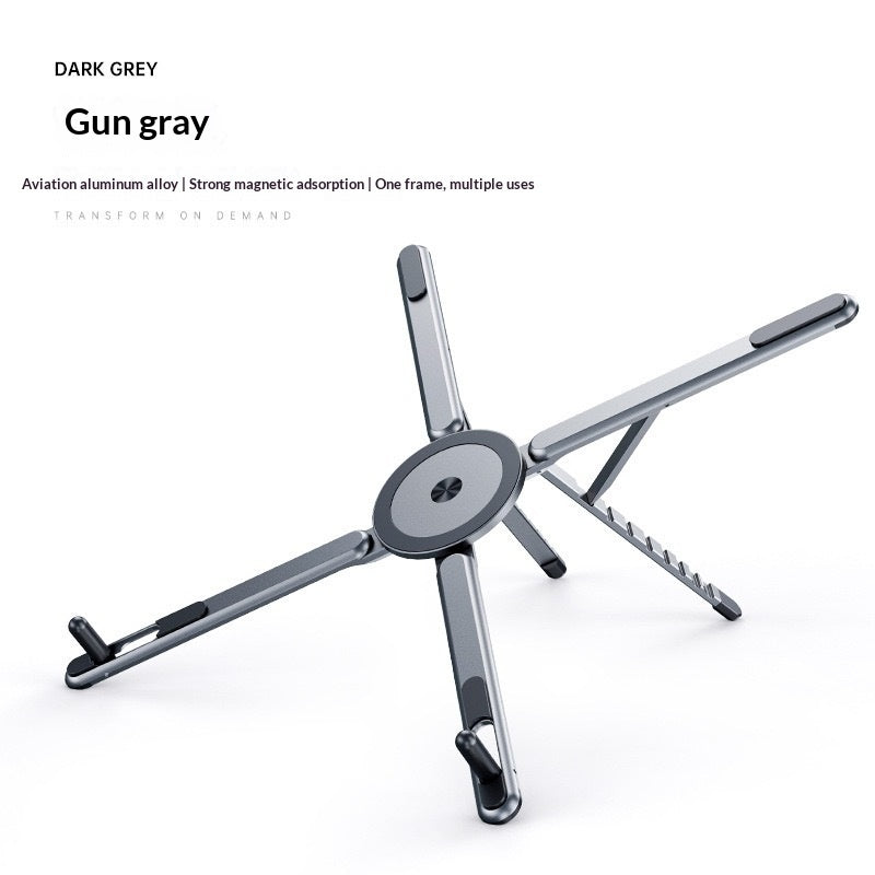 Portable Multifunctional Magnetic Aluminum Alloy Phone and Laptop and Ipad Stand